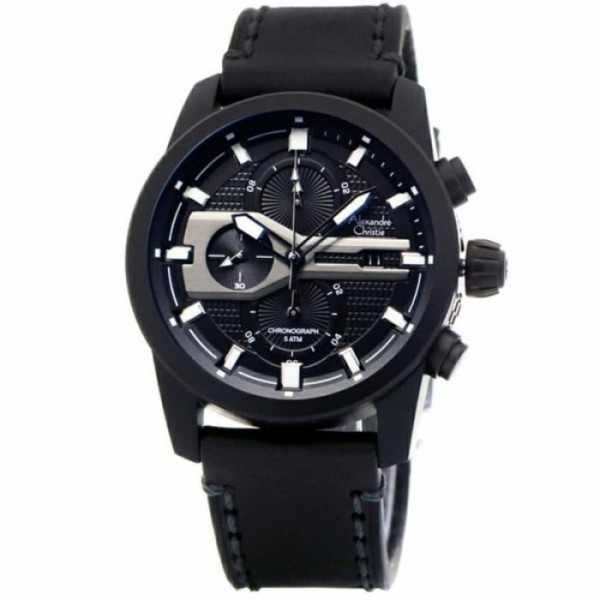 Alexandre Christie AC 6562 Full Black MCLIPBA